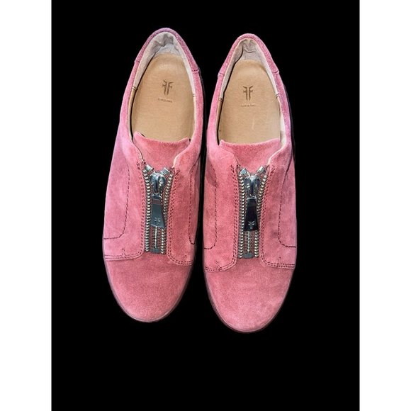 Frye Shoes Nwot Frye Lena Zip Low Suede Sneaker Poshmark